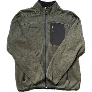 EUC Free Country Fleece Full Zip Jacket Men’s Large Excellent Condition